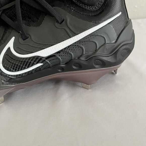 Nike Alpha Huarache NXT Black Metal Baseball Cleats Men’s Size 7.5 (DJ6517-010) - Picture 9 of 13